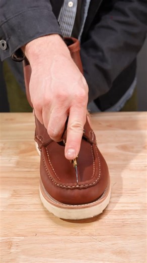 228K views · 1.4K reactions | NOW AVAILABLE! Cutting the The Rose Anvil x Russell Moccasin Co. Moc Daddy OG Moc in half to see what's inside. Limited pairs, get yours before they're gone. Link in bio to shop ∆ | rose_anvil | Facebook