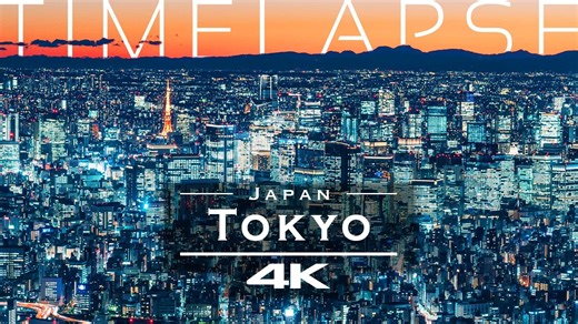 Tokyo at Night in 4K Stunning Drone Time lapse of Japan’s Neon Megacity