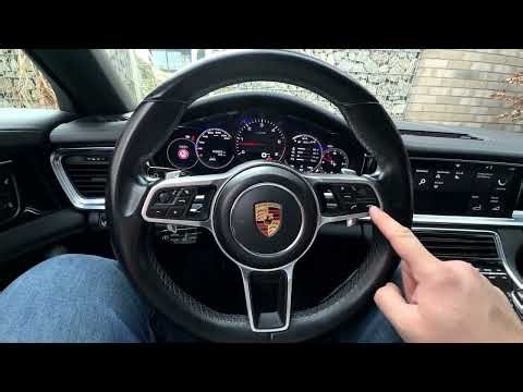 PORSCHE Panamera 4S – How to change the style of the right instrument panel