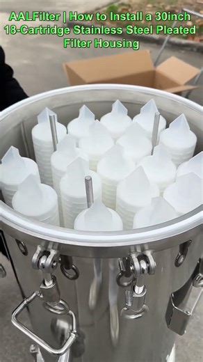 AALFilter | How to Install a 30" 18-Cartridge Stainless Steel Pleated Filter Housing