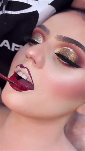 How to Apply Red Lipstick Perfectly💋| credit - hunnyan mishal mua