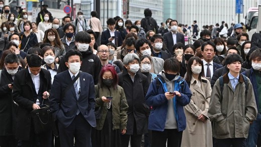 Covid-19 mask guidance relaxed in Japan after three years of the coronavirus