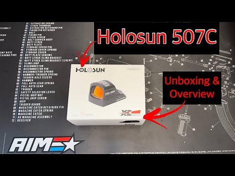 Holosun 507c - Unboxing and Function Overview