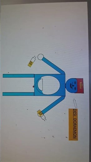 Doraemon Ne Pi Li Desi Daru 😱 | Desi Doraemon Funny Video 😂 #paint