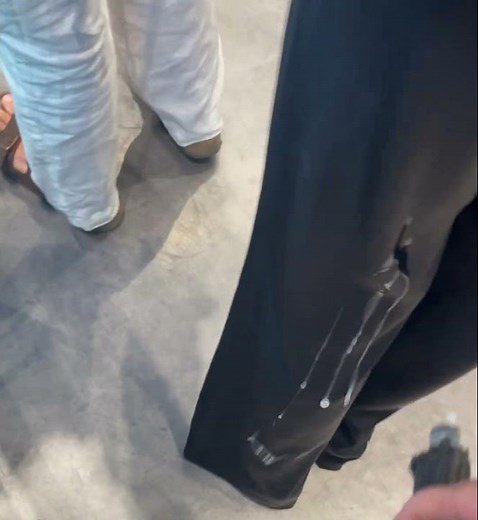 Cm Down her pants