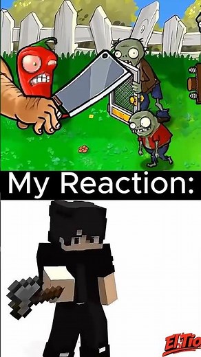 Así es jugar Plants vs Zombies be like