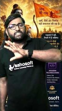 Artificial Intelligence Course with Complete Hands on | AI ML 🚀 Live Class Sahosoft #shortvideo