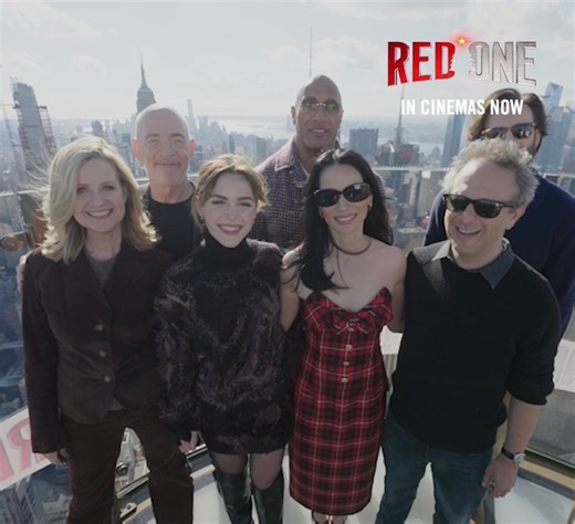 28K views · 1.3K reactions | Stunning views and a stellar cast ✨ The stars of #RedOneMovie took in the sights at Top of the Rock’s SKYLIFT at Rockefeller Center! Starring Dwayne Johnson and Chris Evans, catch Red One in cinemas NOW.⁣ Get your tickets now, at www.redonemovie.com.sg | Warner Bros. Pictures | Facebook