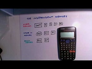 Using the memory function in your fx82