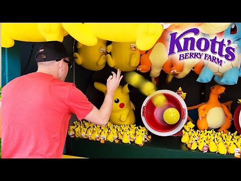 Guess Which Carnival Game we WON at Knott's Berry Farm!