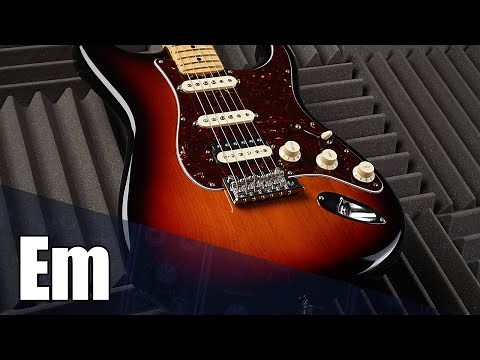 Pink Floyd Space Rock Ballad Guitar Backing Track E Minor
