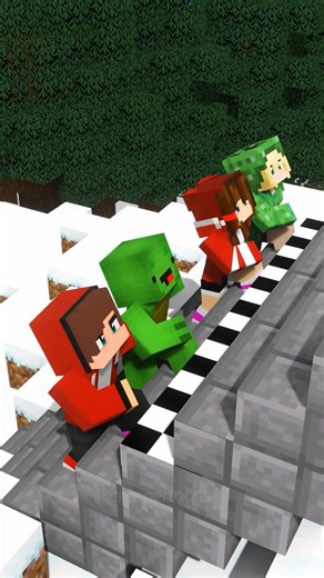 Jj and mikey power up 3! #minecraft #reelsvideo | Jaizen Gaming