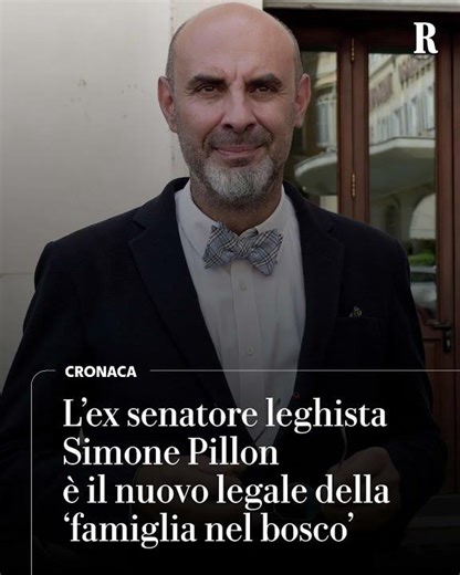 Pillon sarà il nuovo legale della 'famiglia nel bosco'