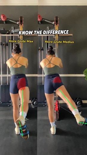 Ariel_yu | Cable Kickbacks Variations Know the Difference Gluteus Medius (External Rotation): 1. Set the pulley at the bottom. 2. Externally rotate... | Instagram