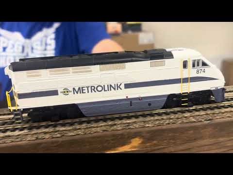 Athearn Ho Scale Metrolink F59PHI 874 With DCC Sound