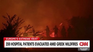 200 hospital patients evacuated amid Greek wildfires