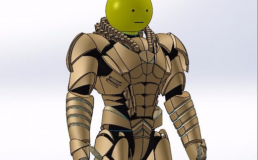 Solidworks 自制盔甲