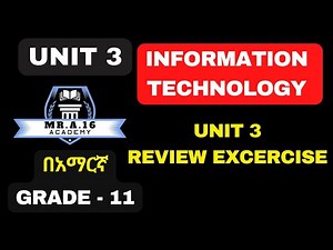 IT GRADE 11 UNIT 3 PART 4 / UNIT SUMMARY: DATABASE MANAGEMENT WITH REVIEW EXERCISE