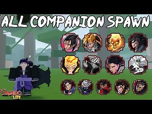 Shindo Life: *ALL* Companion Spawn Location