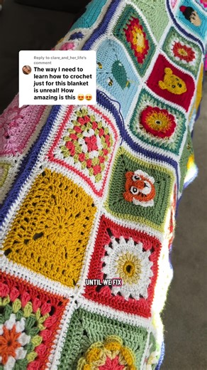 Disney Crochet Blanket Progress Update