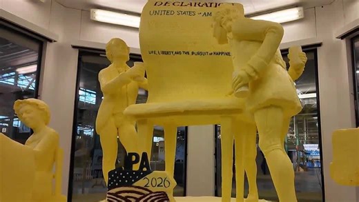 BUTTER THAN EVER? Check out this year's Pa. Farm Show butter sculpture