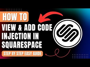 How to View, Add Code injection in header, footer, order page in Squarespace 2025