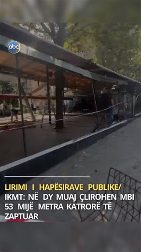 Në dy muaj aksion, janë liruar 53 mijë m2 hapësira publike të zaptuara prej vitesh. Inspektorati i Mbrojtjes së Territorit ka bërë bilancin nga qershori deri në gusht, pas urdhërit të kryeministrit Rama për operacionin “Çlirimi”. Janë liruar 1408 hapësira publike. Thirrjes për çmontime vullnetare i janë përgjigjur vetëm 1 mijë e 167 qytetarë, ndërkohë deri më tani janë ekzekutuar vetëm 241 vendime. . . . | Abc News Albania