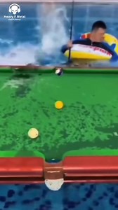 4.9K views · 34 reactions | Playing pool  in a pool! #pooltable #pool #memes #metalmemes | Heavy F Metal | Facebook