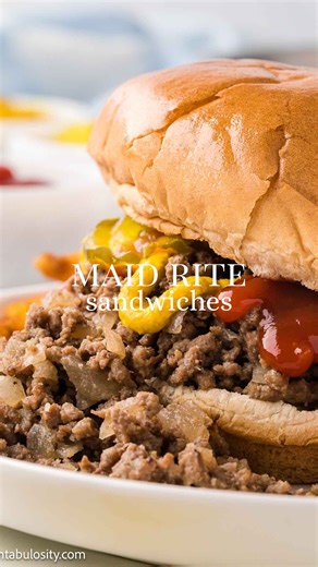 Fantabulosity / Jessica Burgess | Comment MAID for this Maid Rite Sandwich or Loose Meat Sandwich recipe. It’s the definition of the perfect easy dinner recipe and it’s... | Instagram