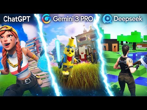 ChatGPT 5 vs. Gemini 3 vs. Deepseek: Fortnite Created From Scratch