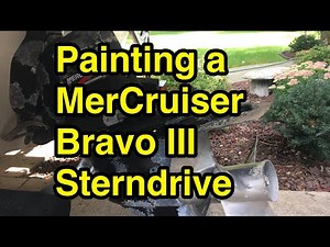 Sterndrive Care, Painting My Bravo III Boating Vlog Episode 4
