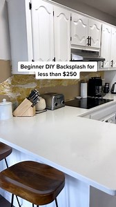 32K views · 548 reactions | Easy DIY backsplash! Follow our page for more projects like this! #backsplash #DIY #CorollaCrossStep | Nik and Liv DIY | Facebook