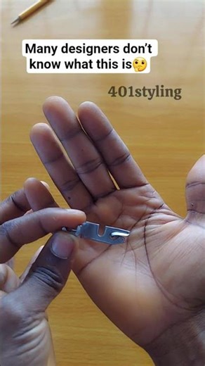 I found this tiny tool inside the manual sewing machine.…It’s actually a hemming footer