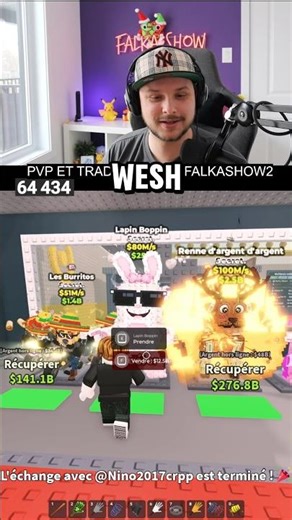 A SUBSCRIBER GAVE ME A FREE ULTRA RARE BRAINROT!!! #brainrot #roblox #stealabrainrot #sammy #falka