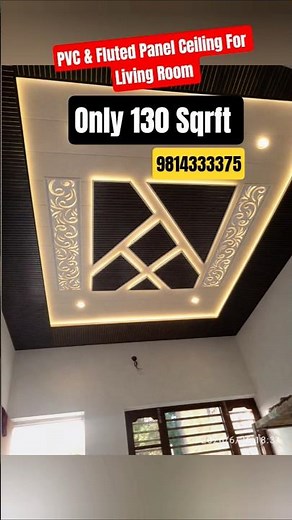 PVC and Fluted Panel Ceiling Design || Interior Master || NPI Group #pvcwallpanel
