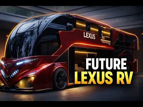 Lexus Future Motorhome 2028 | Ultra Luxury RV Tour | Hybrid Power Futuristic Interior and Features 😮