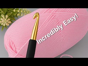 ✅ UNUSUAL & EASY! Two-Row Crochet Stitch Pattern – Perfect for Any Project