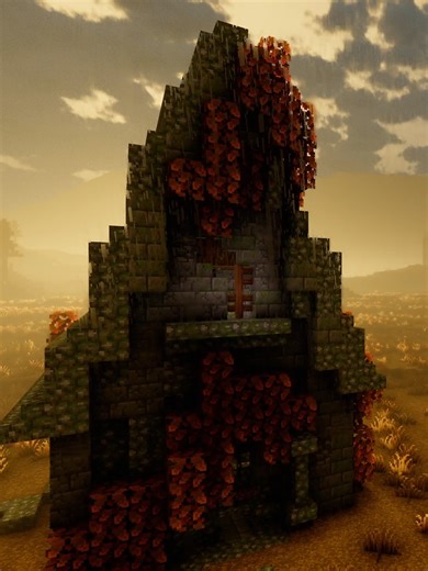 Exploring an abandoned church! #minecraft #minecraftbuilds #shaders #fyp #distanthorizons #maps #map #4k