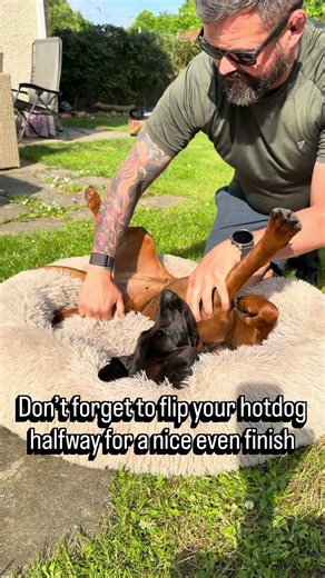 It’s getting hot out there, if they won’t lay in the shade make sure to rotate them often
