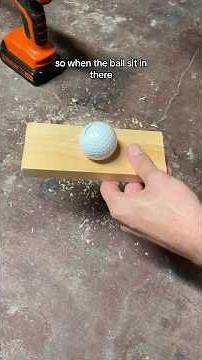 How to make a scrap wood golf ball display shelf #customgolf #golfballdisplay #golf