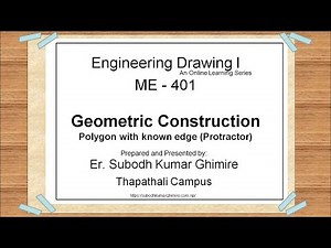 305 Polygon with Known Edge protractor