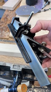 Millers Falls rabbet plane that I only use on scrap wood, as I've never really used it for a proper project. Pretty cool though. #woodworking #oldtools #handtools #woodshop #furnituremaker | Boundary Fog Furniture