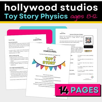 Toy Story Physics Unit | Newton’s Laws of Motion for Ages 8–12 (8-Lesson STEM Bu
