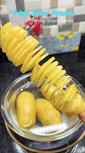 Crispy Spiral Potatoes 🥔 “How to Make Perfect Crispy Spiral Potatoes at Home | Easy Recipe!”