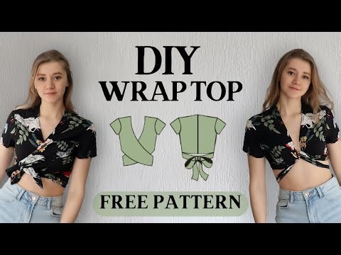 DIY Wrap Top Tutorial | FREE Sewing Pattern Included!