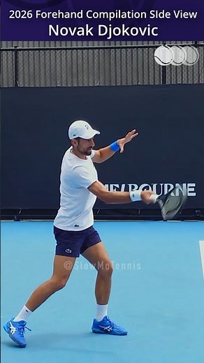 Novak Djokovic Forehand Compilation 2026 [Open Side View]