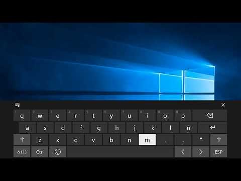 Como poner el botón del teclado virtual en la barra de tareas.