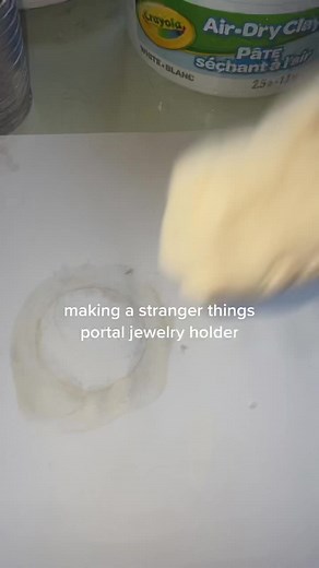 Stranger Things Portal Jewelry Holder Crafting Process