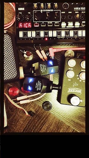 Quick Easy Wireless Guitar System for Practice Demo Setup Korg Volca Kick #guitar #music #sound