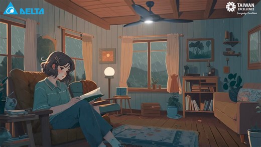 Cozy nights just got cooler with my new Delta Electronics Breez Benicia Ceiling Fan! ✨ Whether I'm curled up with a book or hosting friends, this 52-inch wonder in matte black effortlessly blends into any space. The best part? It's whisper-quiet, so I can enjoy the perfect breeze without distractions. Shop here: https://www.deltabreez.com/where-to-buy.php #AdbyTITA #TaiwanExcellence #Taiwan #DELTA #CeilingFan #HomeAppliance | Taiwan Excellence